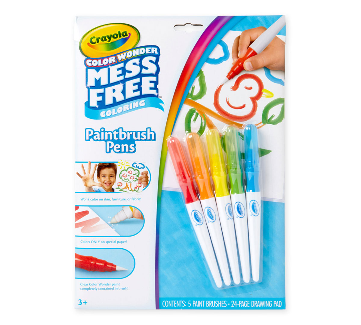 Color Wonder Mess Free Paintbrush Pens Paper Crayola