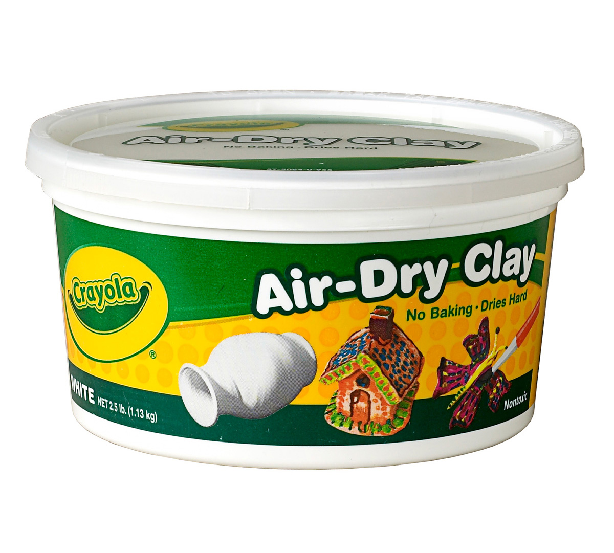 2.5lb Bucket AirDry Clay Crayola
