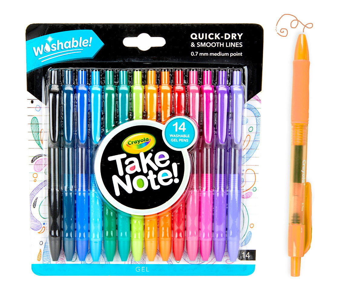 Download Take Note Washable Color Gel Pens, 14 Count | Crayola.com | Crayola