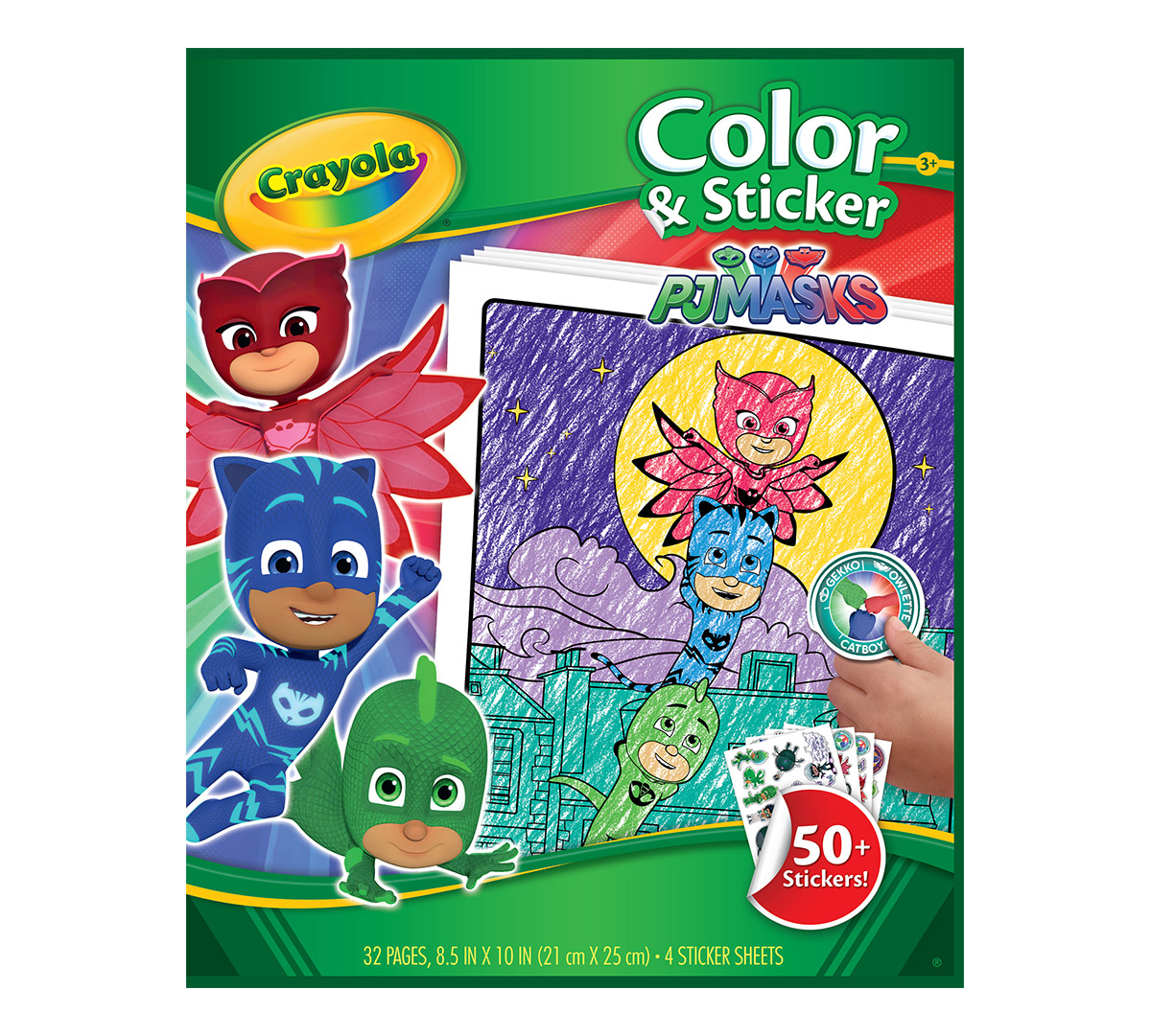 Download Crayola Color & Sticker, PJ Masks, Art Activity, great for Travel | Crayola