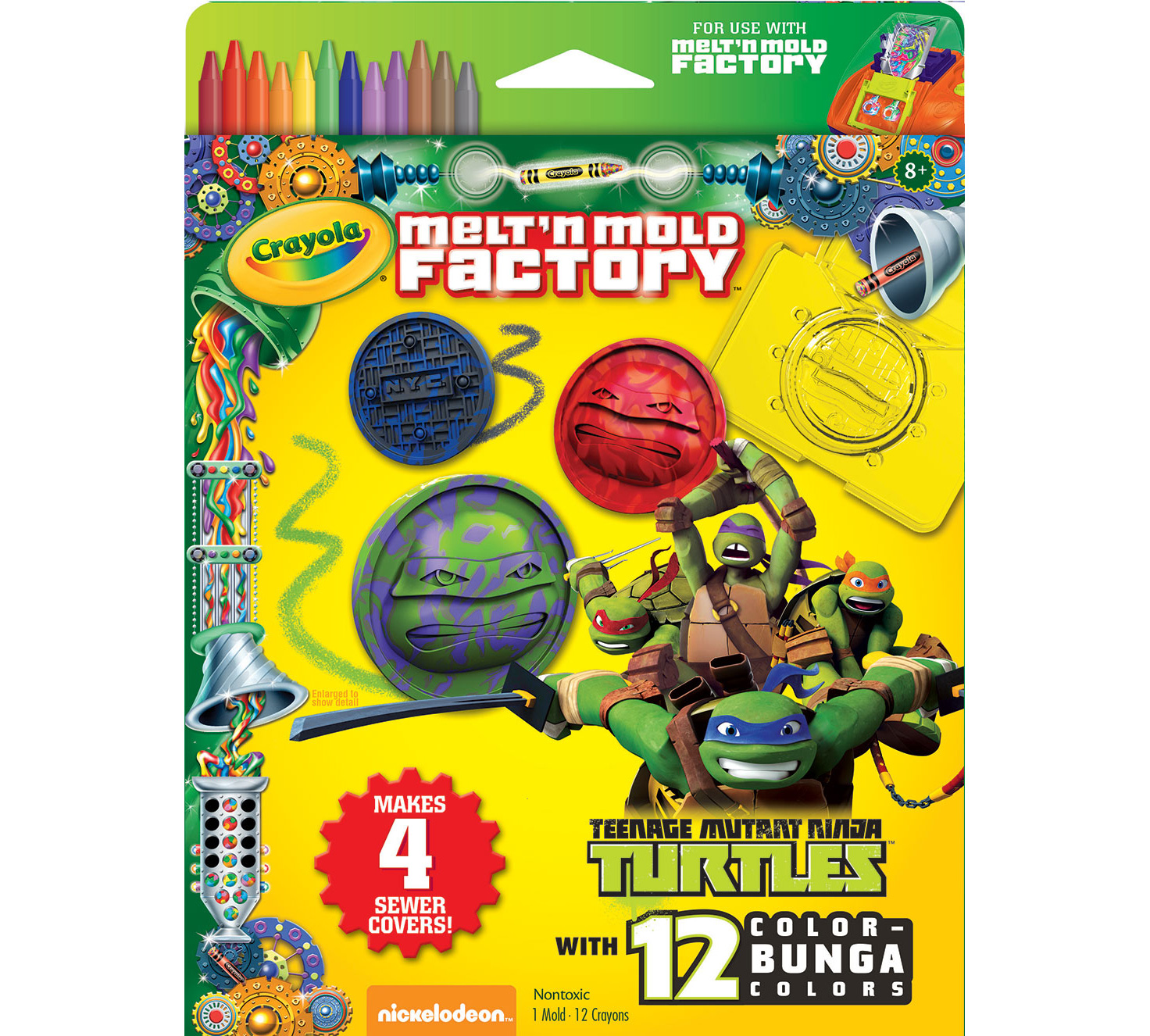 Download Melt 'n Mold Factory Teenage Mutant Ninja Turtles Expansion Pack | Crayola