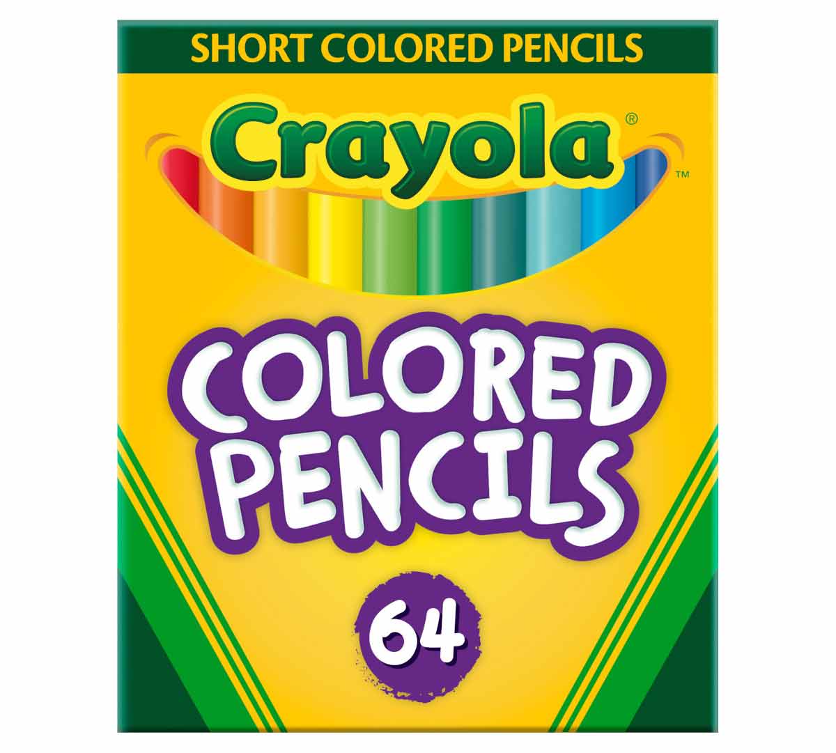  Crayola Mini Colored Pencils (Colors may vary), Coloring  Supplies for Kids, 64 Count, Gift : Toys & Games