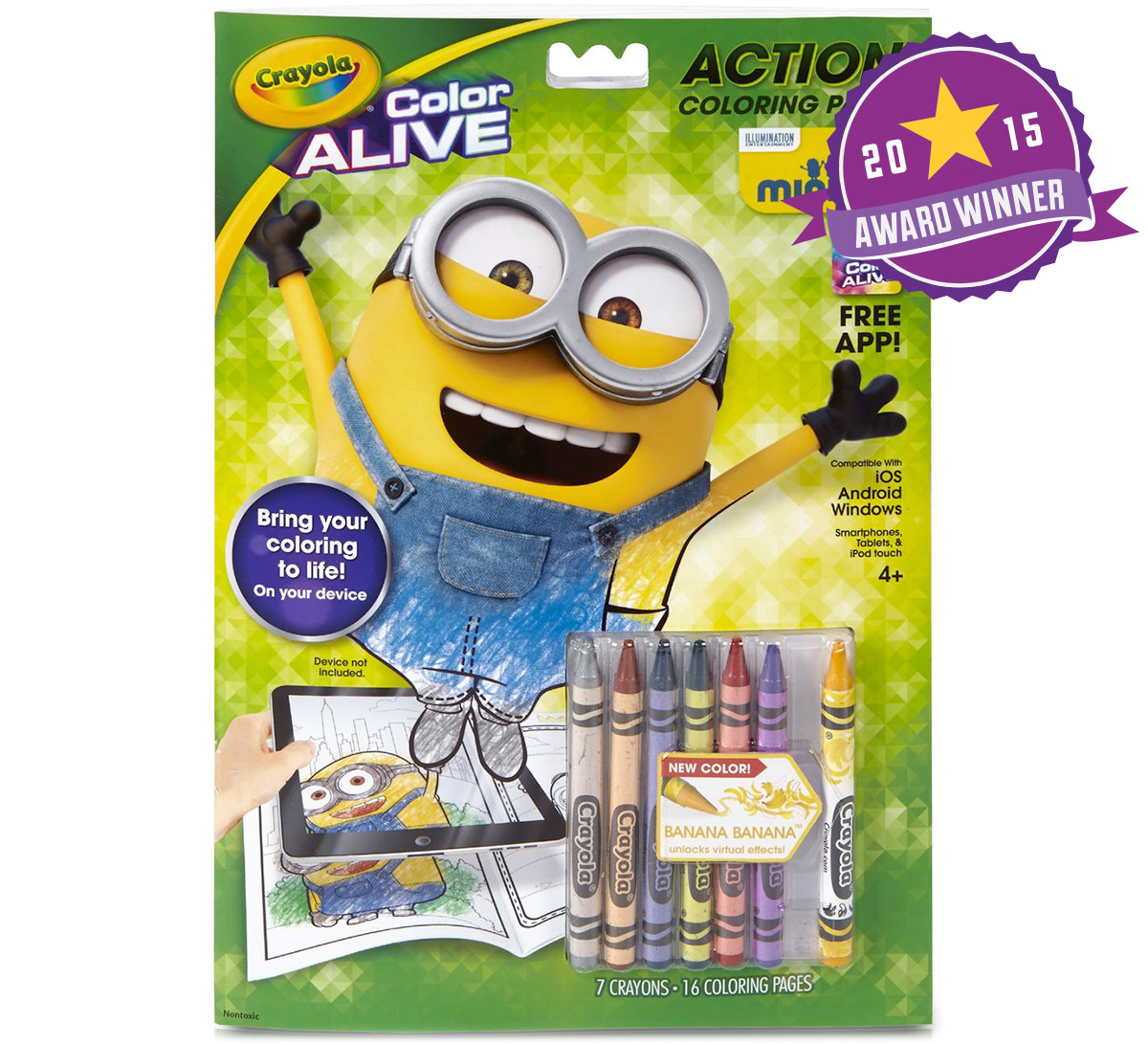 Color Alive   Minions   Crayola