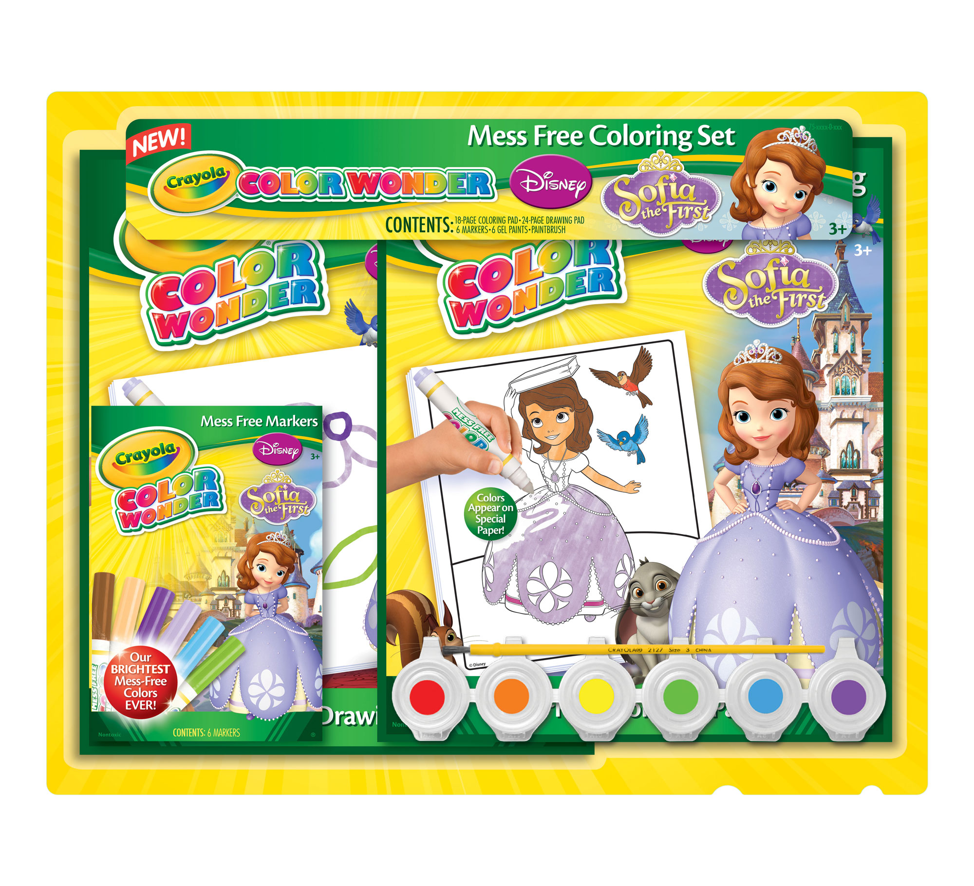 Download Color Wonder Sofia the First Gift Set | Crayola