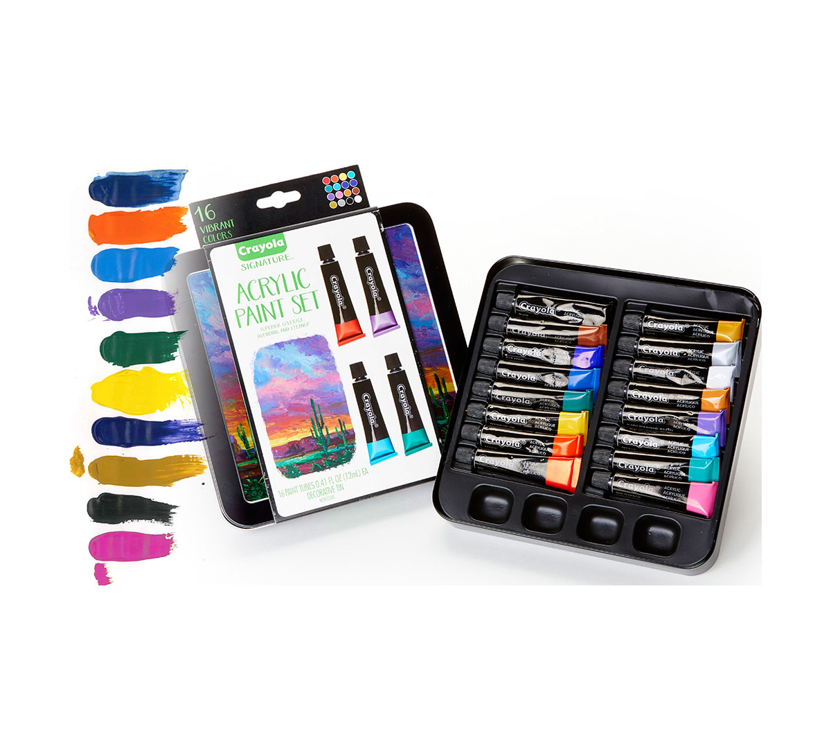 Download Signature Acrylic Paint Set, 16 Count | Crayola.com | Crayola