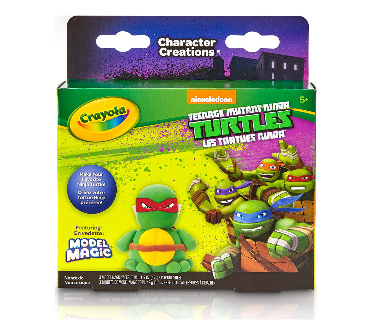 Download Model Magic Teenage Mutant Ninja Turtles Craft | Crayola.com | Crayola