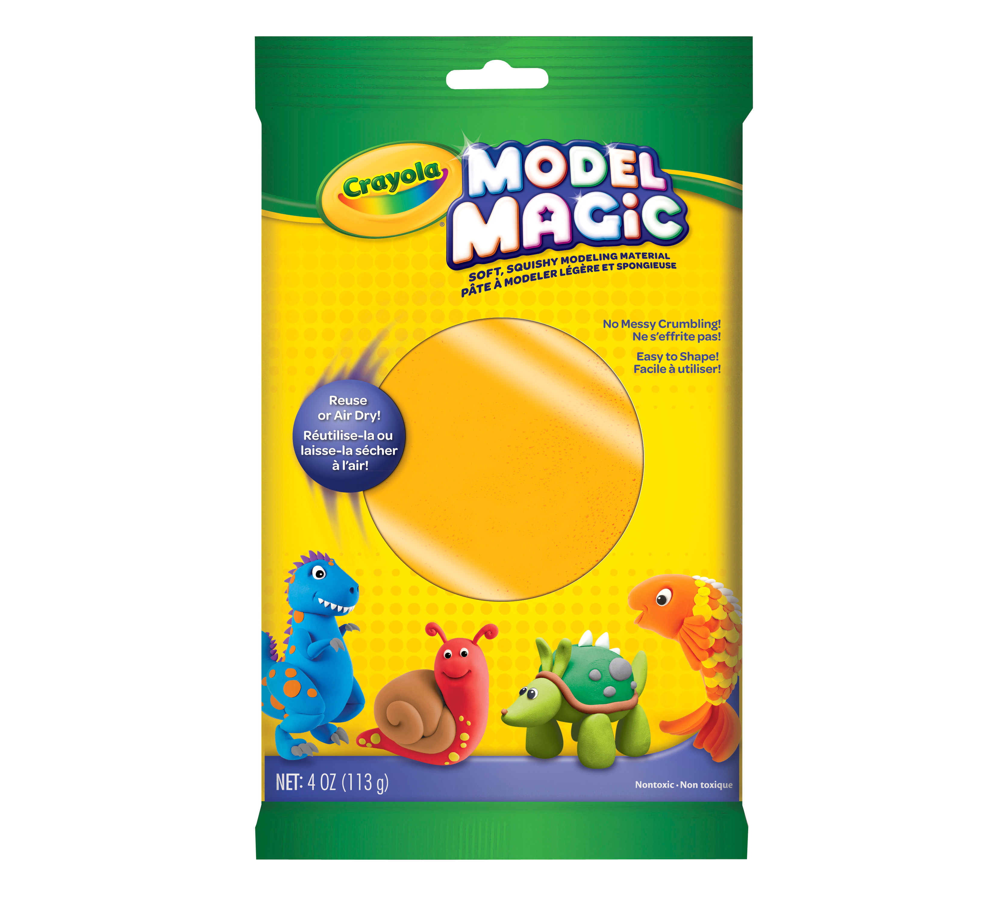 Download Model Magic 4 oz single packs - neon colors - Orange | Crayola