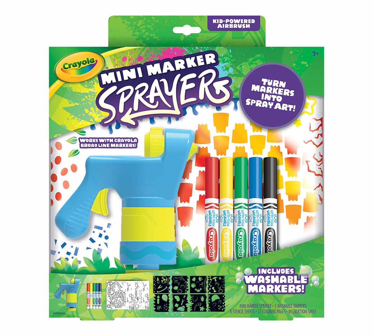 Mini Sprayer, Marker Airbrush Kit | Crayola.com | Crayola