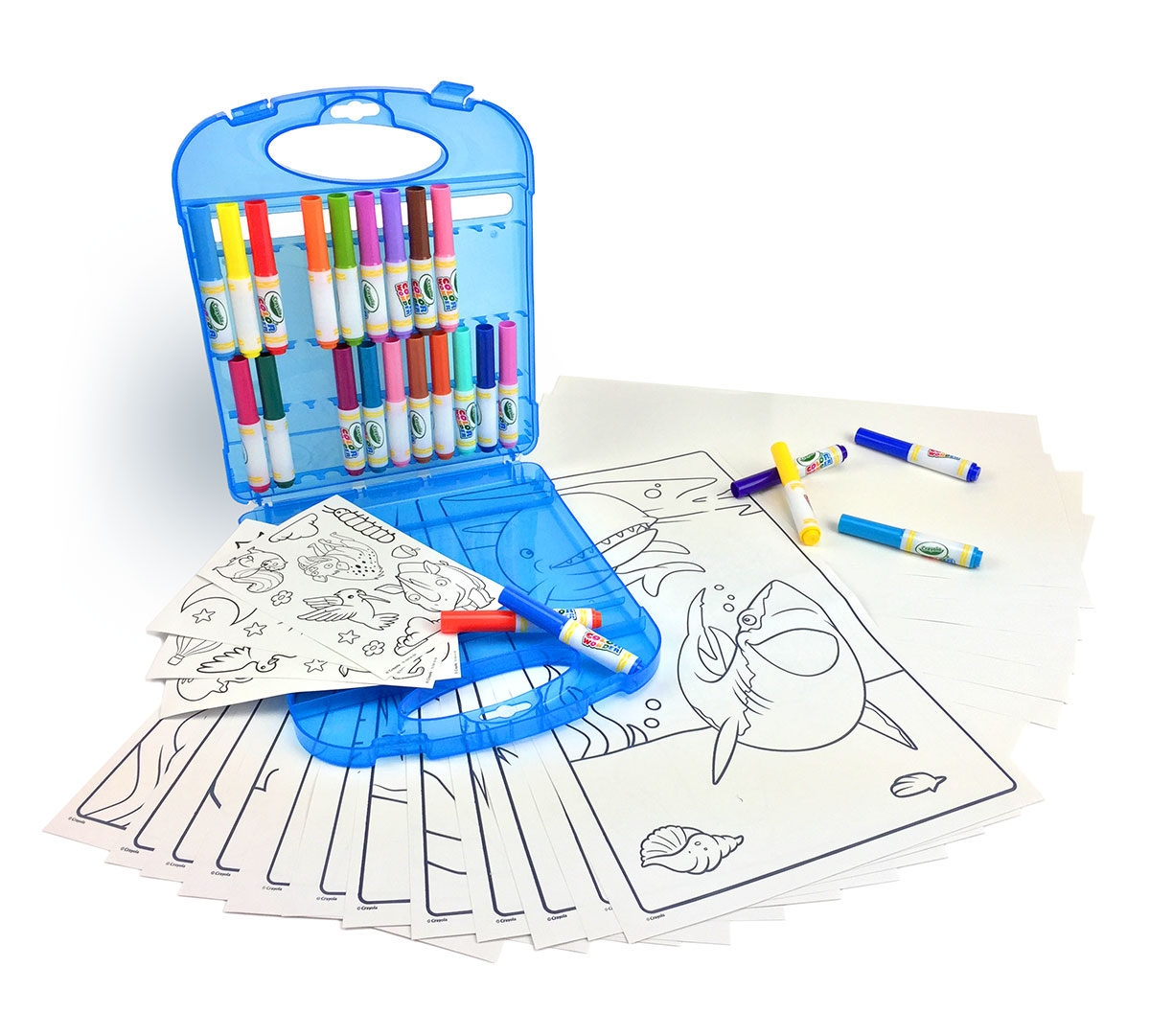 Download Crayola Color Wonder, Ultimate Mess-Free Kit; 25 Color Wonder Markers, Poster-Size Coloring ...