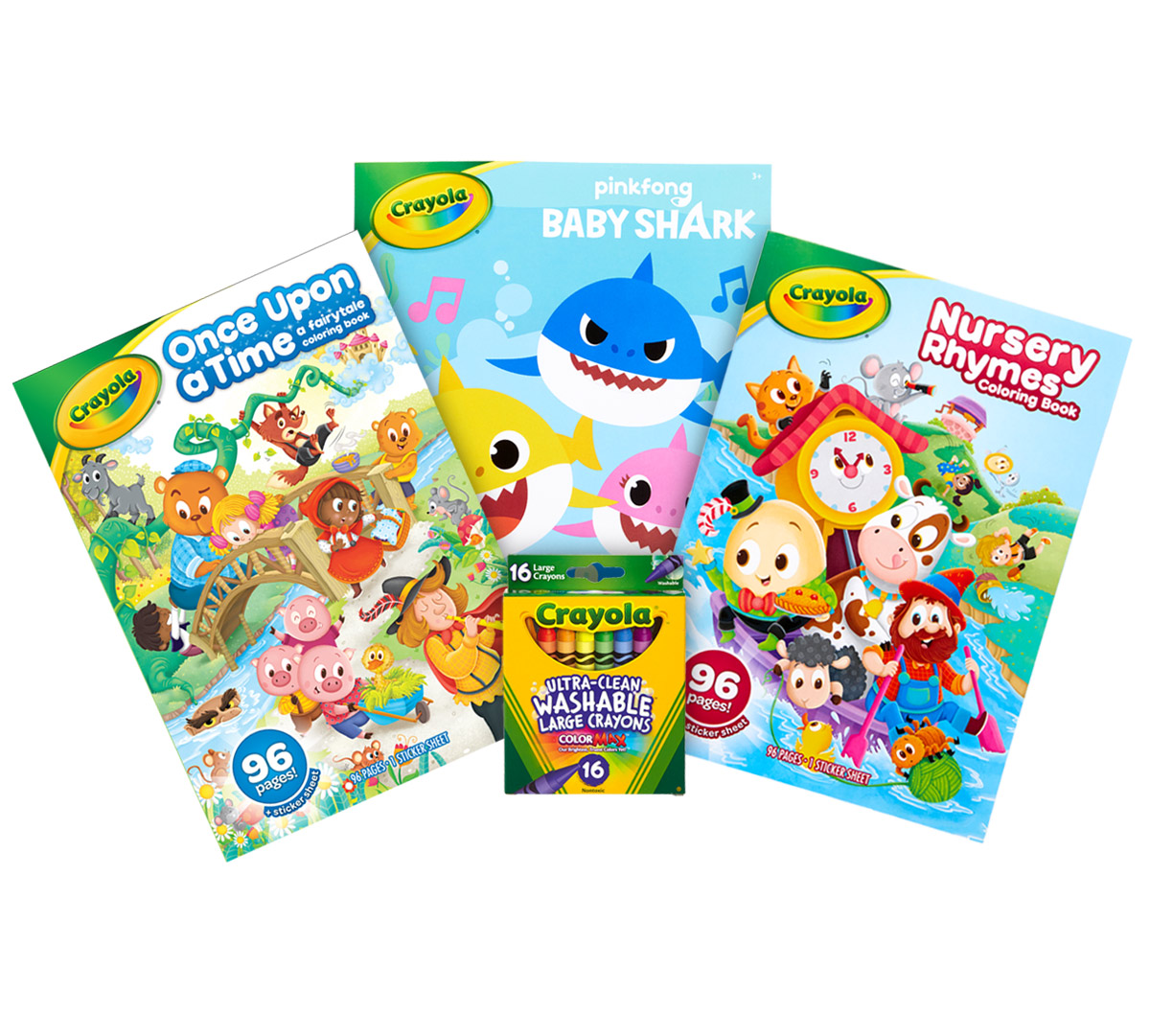 Crayola Crayons & Babys First Colouring Book 12 Months for sale online
