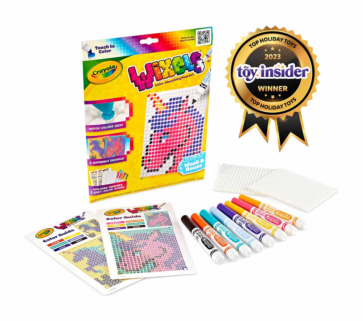 Crayola on Instagram: 🐒 Create dazzling animal pixel art with this unique  coloring set! This alternative to dot art lets kids slowly transform a  blank canvas into beautiful artwork through the magical