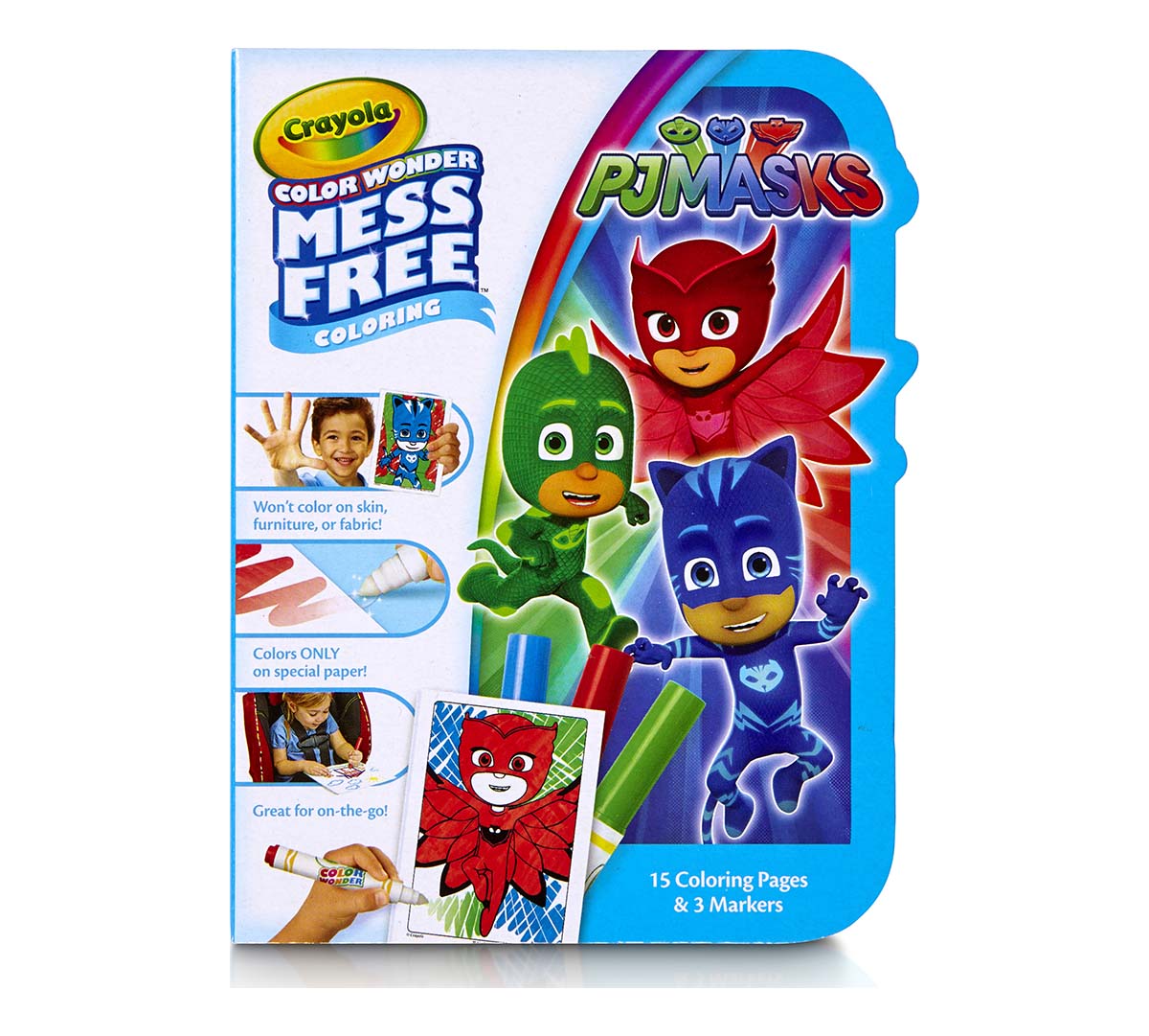 Download Crayola, PJ Masks, Color Wonder On the Go, Mess-Free Coloring Paper and Markers, Art Tools ...