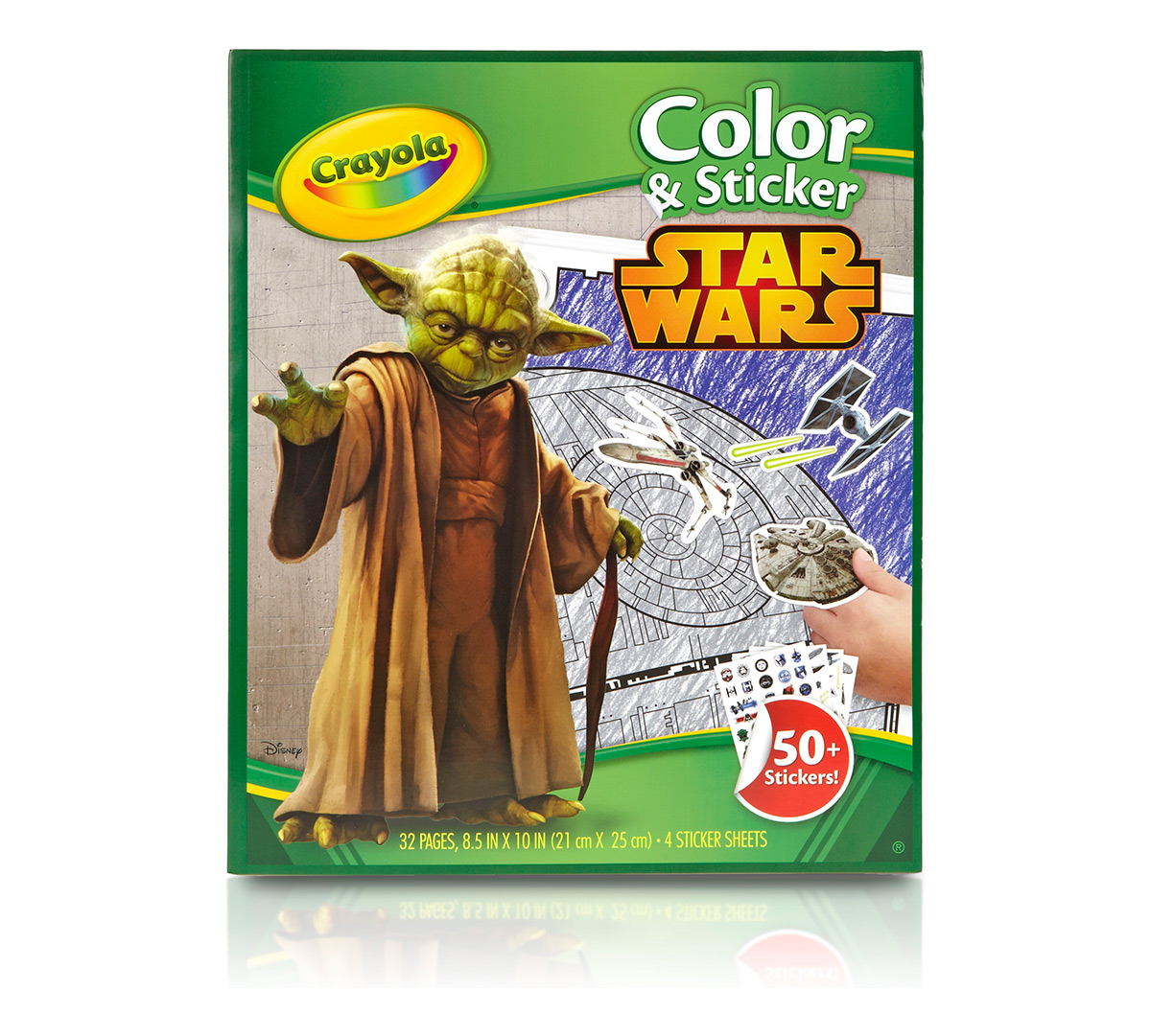 STICKERS IDEAL PARTY BAG GIFT 50 CRAYOLA STAR WARS COLOUR & STICKER BOOK 