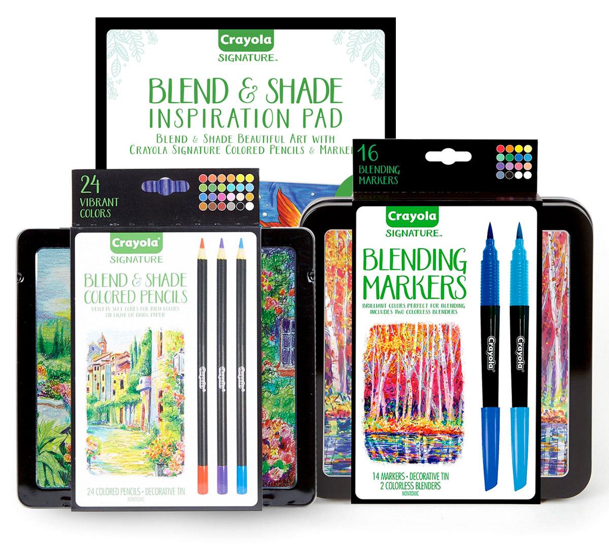 Download Signature Blend & Shade Art Tutorial Kit | Crayola.com | Crayola