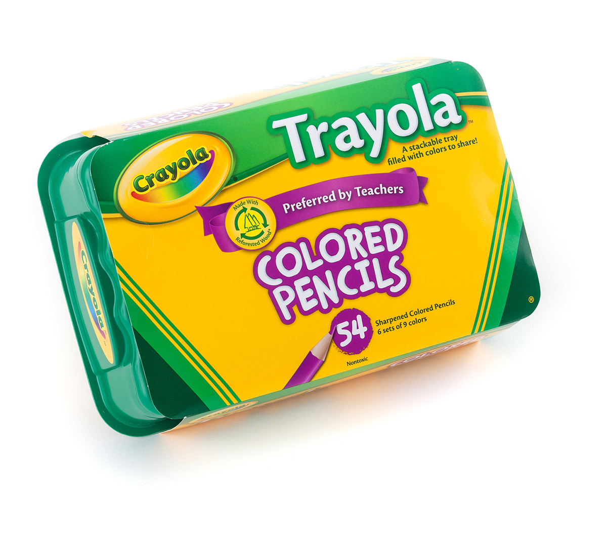 Download Bulk Colored Pencils, Stackable Tray, 54 ct| Crayola.com | Crayola