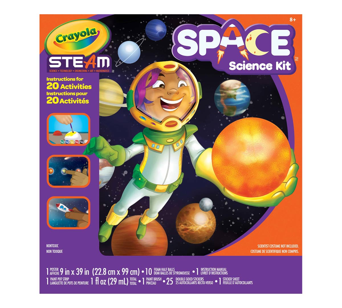 Childrens Weird Science Space Solar Explorer Kit Experimental Educational Game 