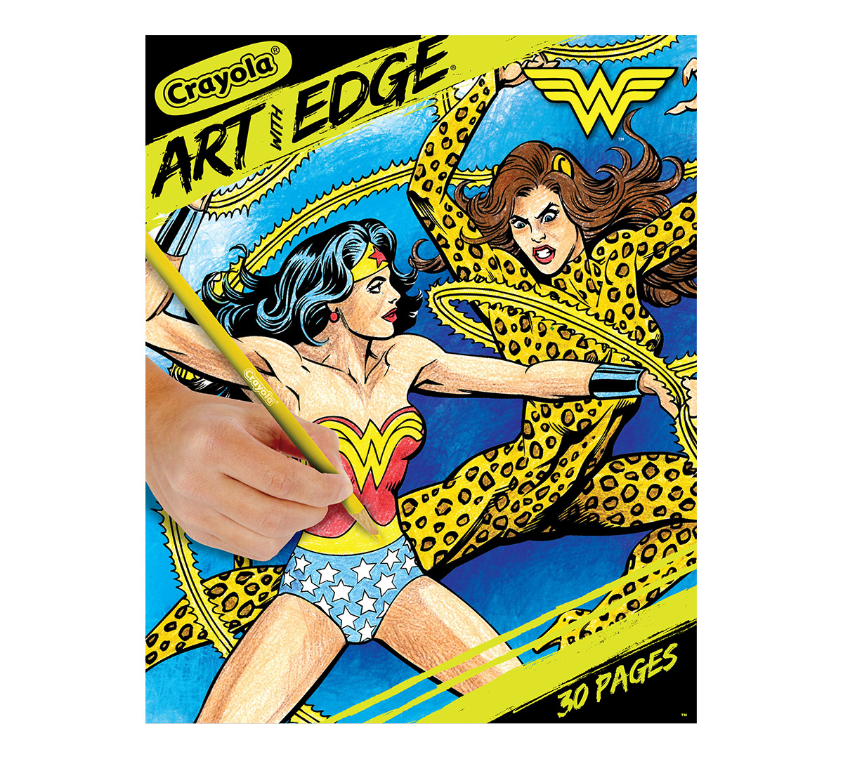 Crayola Art With Edge Dc Comics Wonder Woman 30 Coloring Pages 8 X 10 Premium Paper Great For Use With Art With Edge Coloring Tools Crayola
