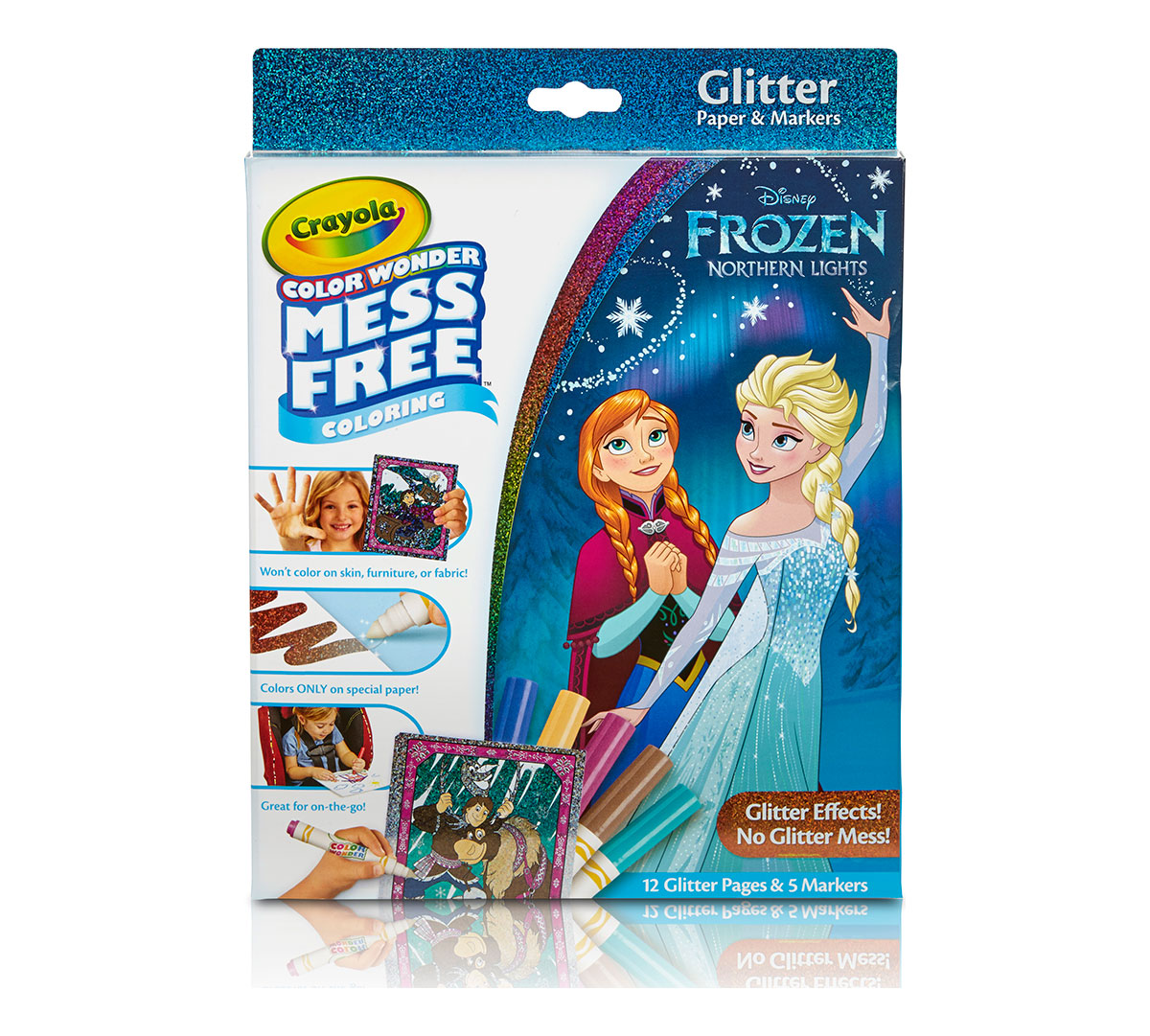 Download Color Wonder Mess Free Glitter Paper & Markers Box Set, Disney Frozen | Crayola
