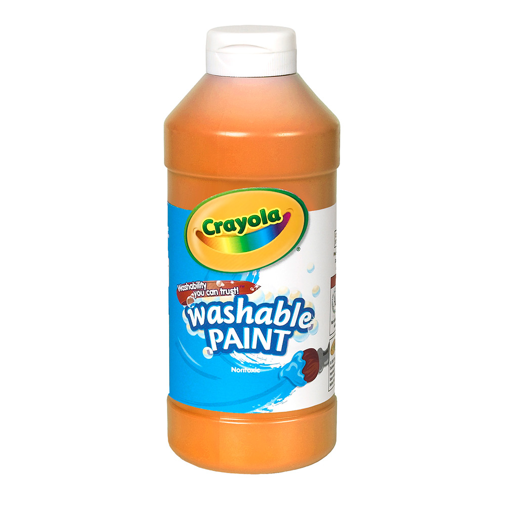 16-oz. Crayola® Washable Orange Acrylic Paint