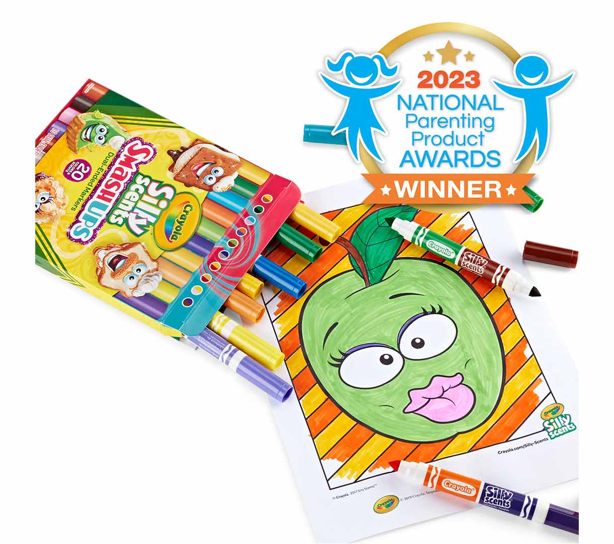 Crayola Dual-Ended Silly Scented Washable Markers