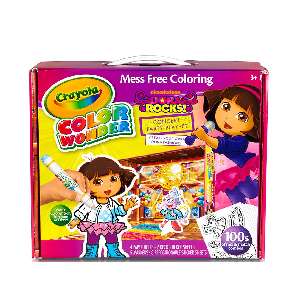 Download Color Wonder Dora Rocks Playset | Crayola
