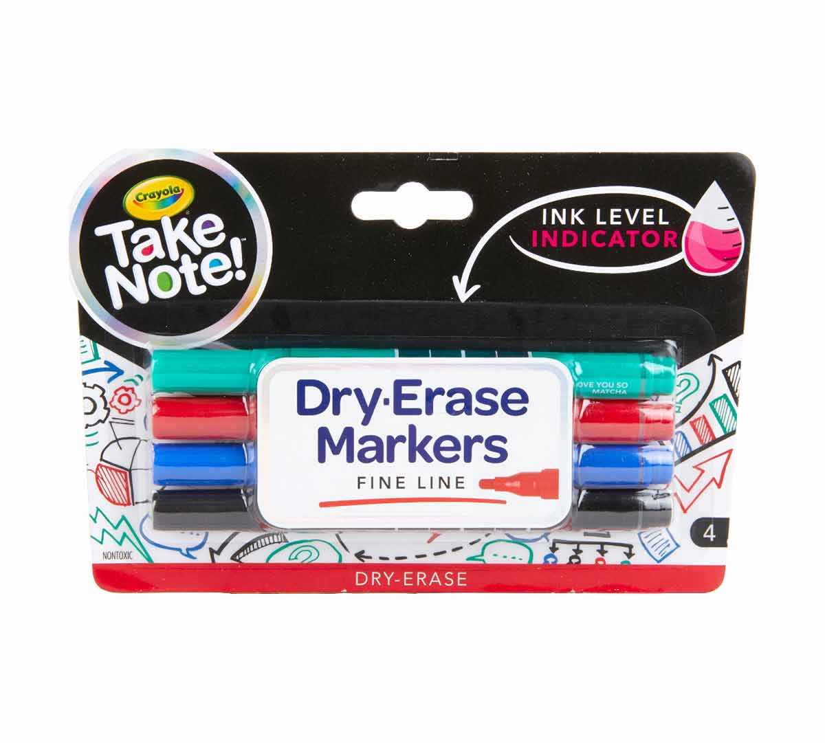 liar Adventurer digestion Low Odor Dry Erase Markers, Fine Tip, 4 Count | Crayolla.com | Crayola