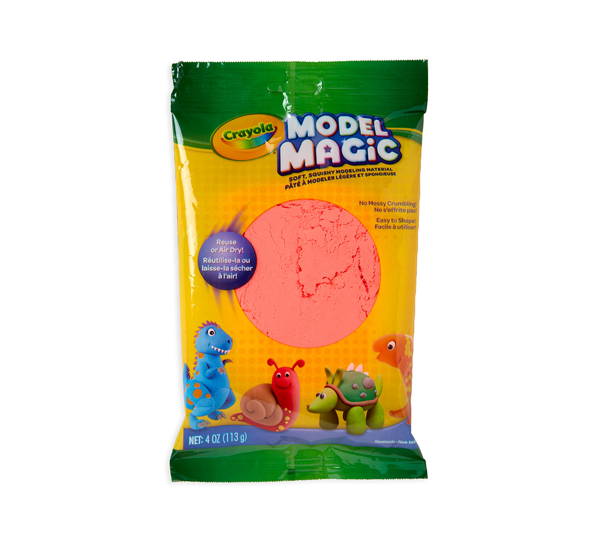 Download Model Magic 4 oz single packs - neon colors - Red | Crayola