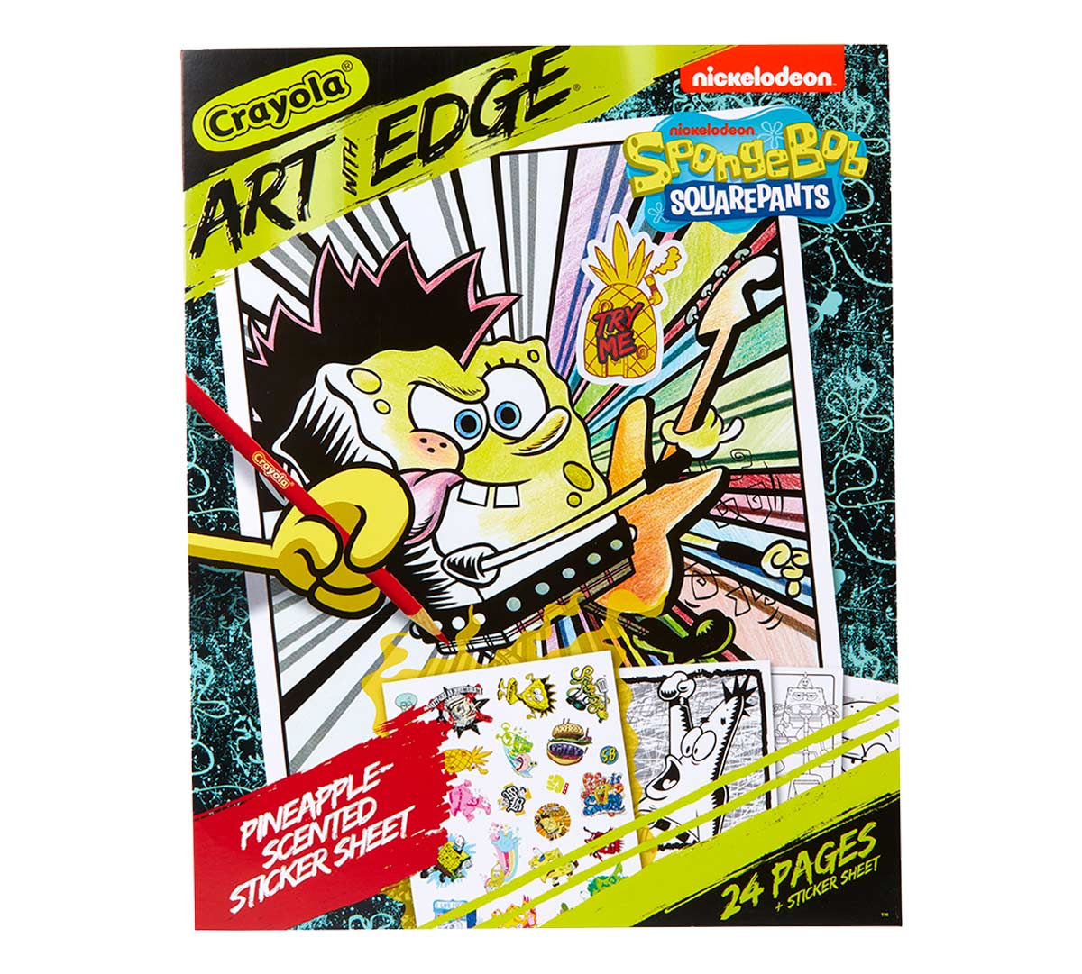 Download Spongebob Squarepants Coloring Pages Stickers Crayola Com Crayola