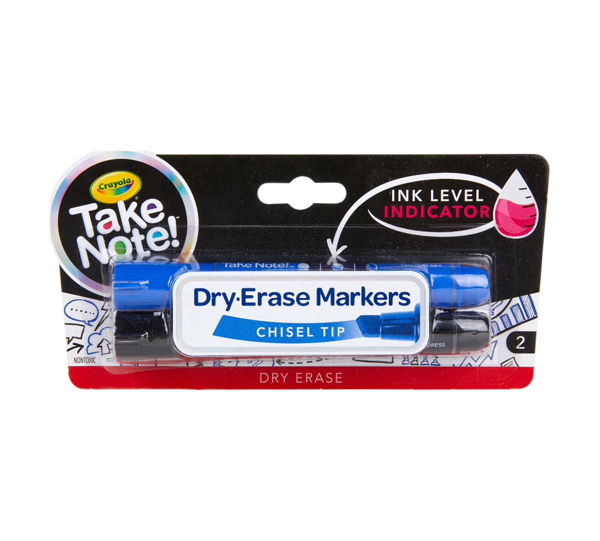 low odor dry erase markers chisel tip 2 count crayola com crayola