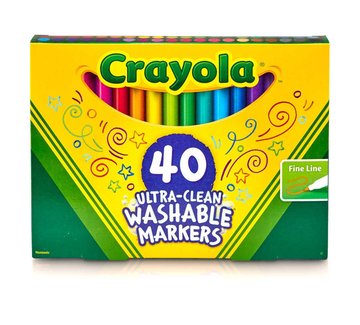 Crayola Super Tips Washable Markers 40 Pack