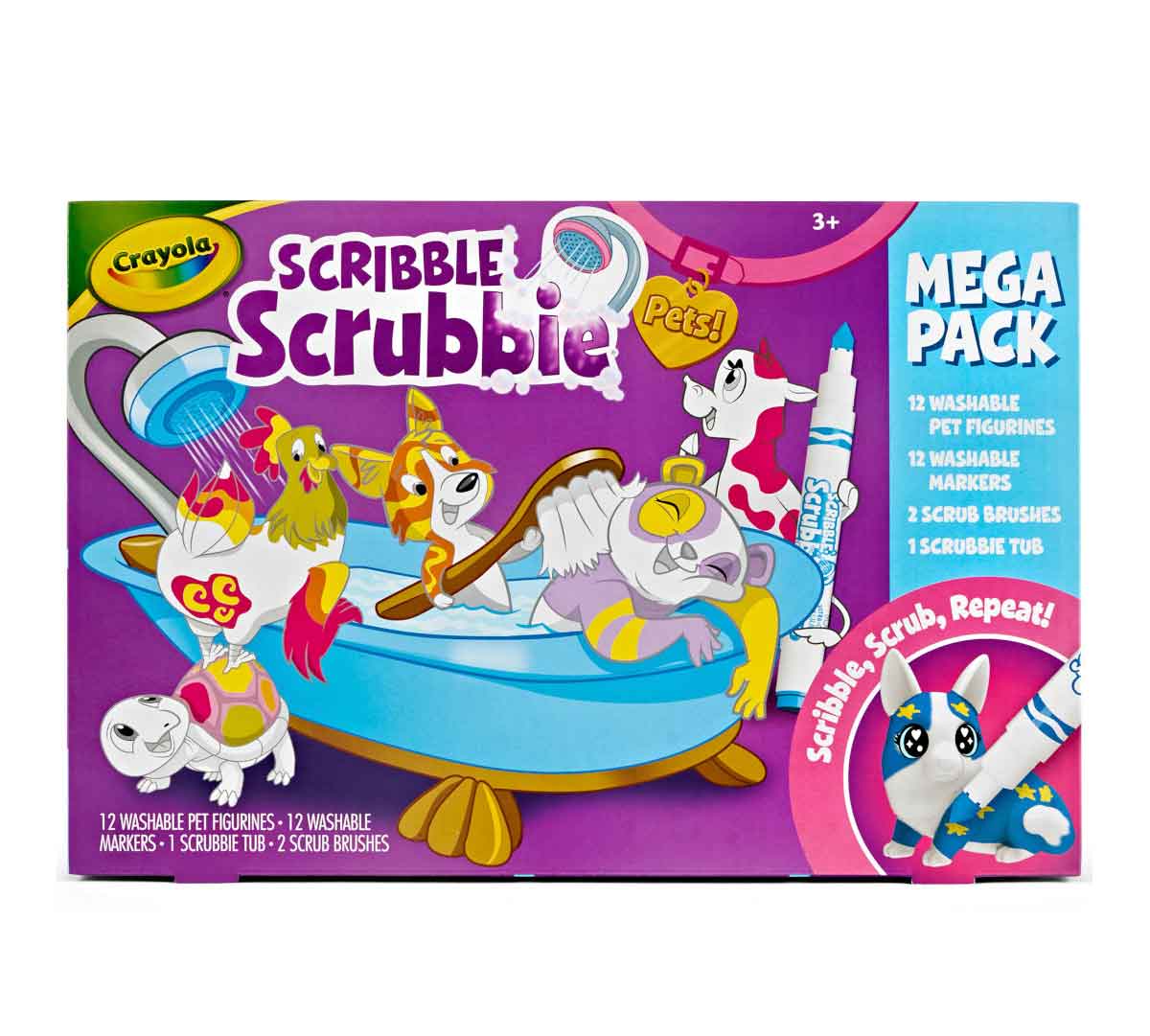 Scribble Scrubbie Pets Purple Tub Playset, Crayola.com
