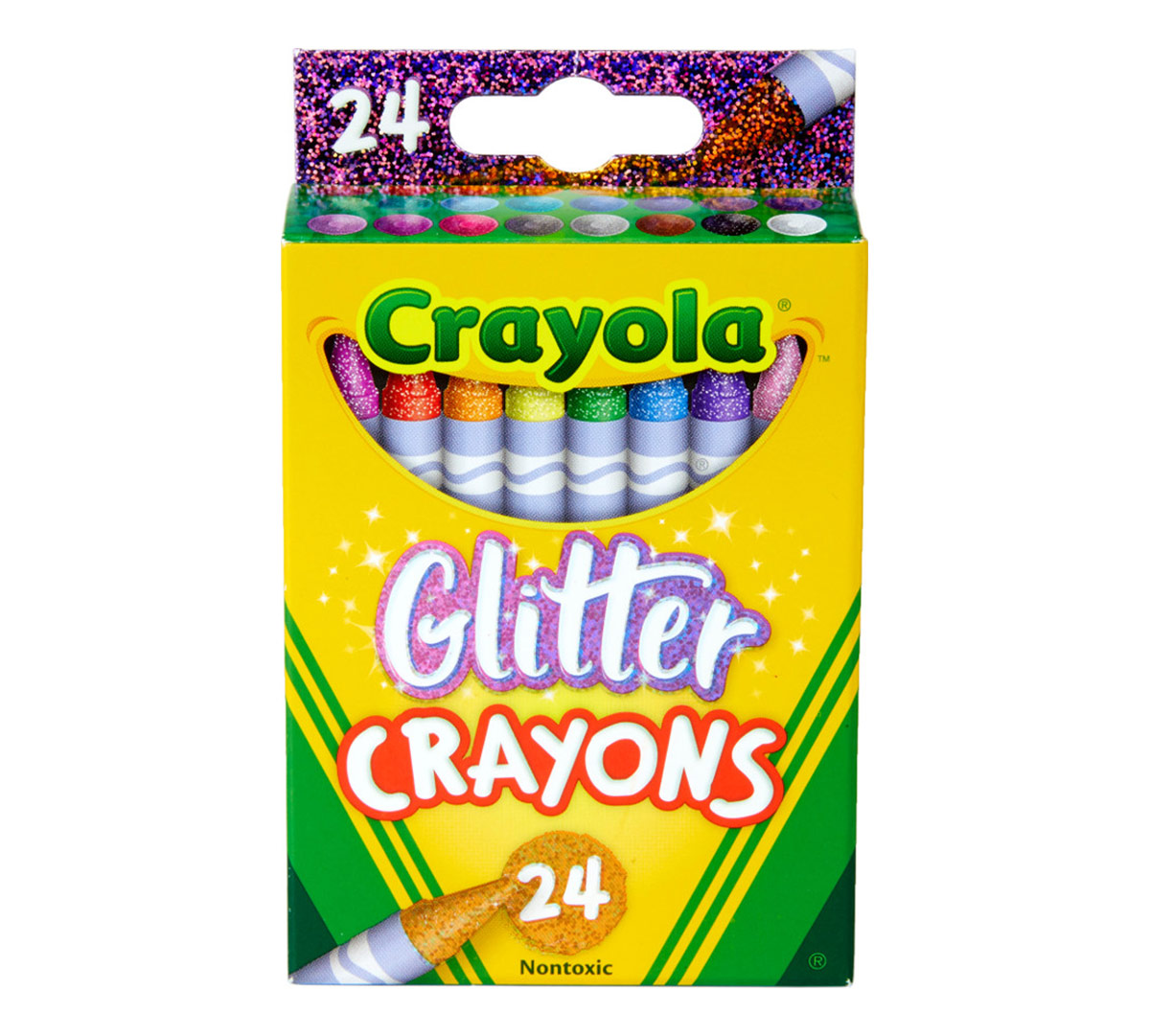 Download Glitter Crayons, 24 Count Crayola Crayons | Crayola.com ...