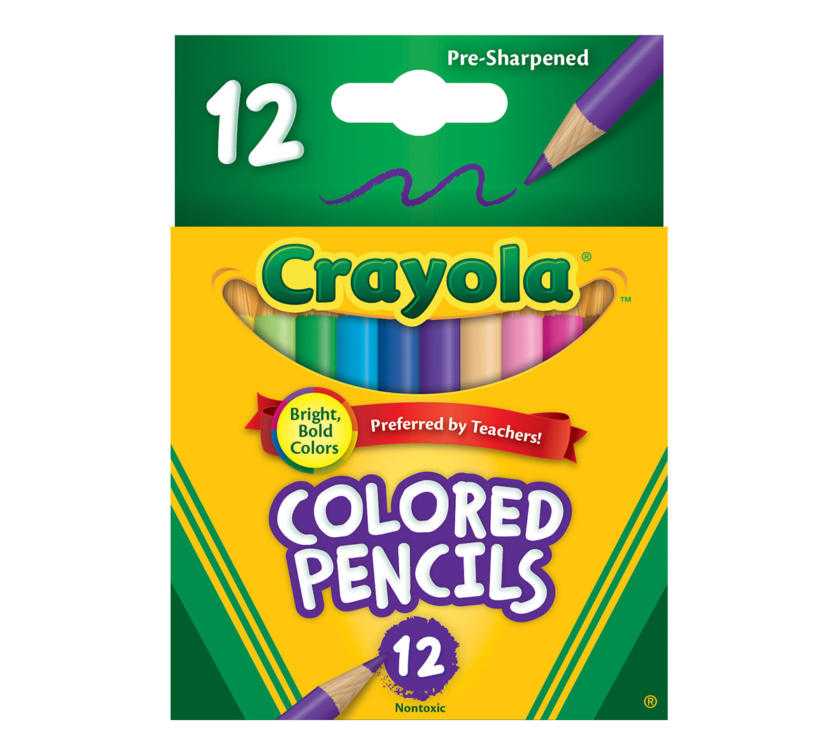 Crayola Colors of Kindness Colored Pencils, School Supplies, 12 Ct,  Beginner Child