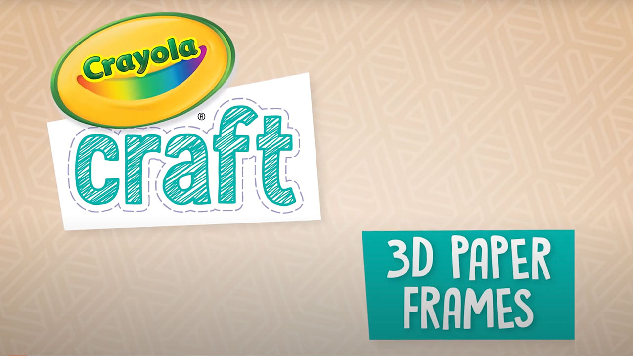 Crayola 3D Paper Frames Craft Kit are a great gift for kids 5+ and are a fun activity for birthday parties, holiday events, and everyday entertainment. 
