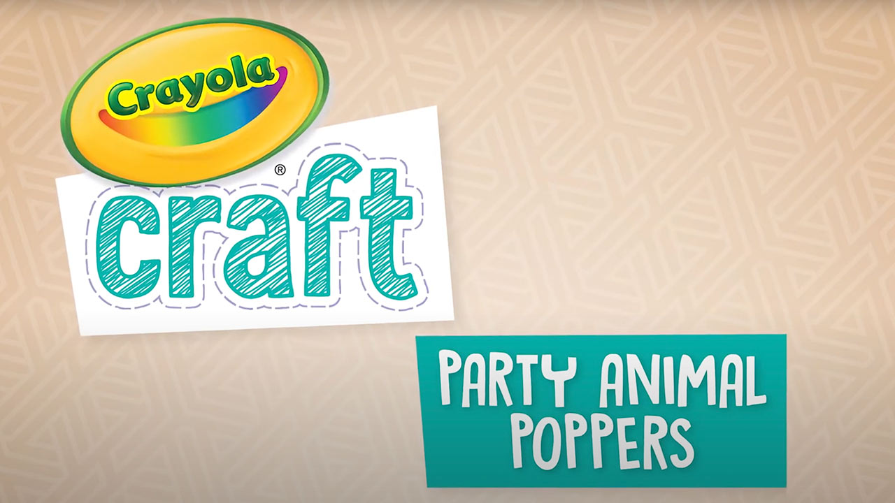 Animal Party Animal Poppers Craft Kit