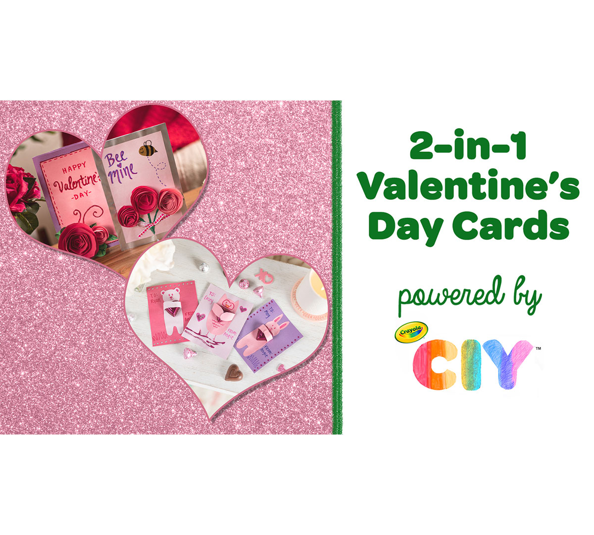 Valentine’s Day Card 2-in-1 Craft Kit