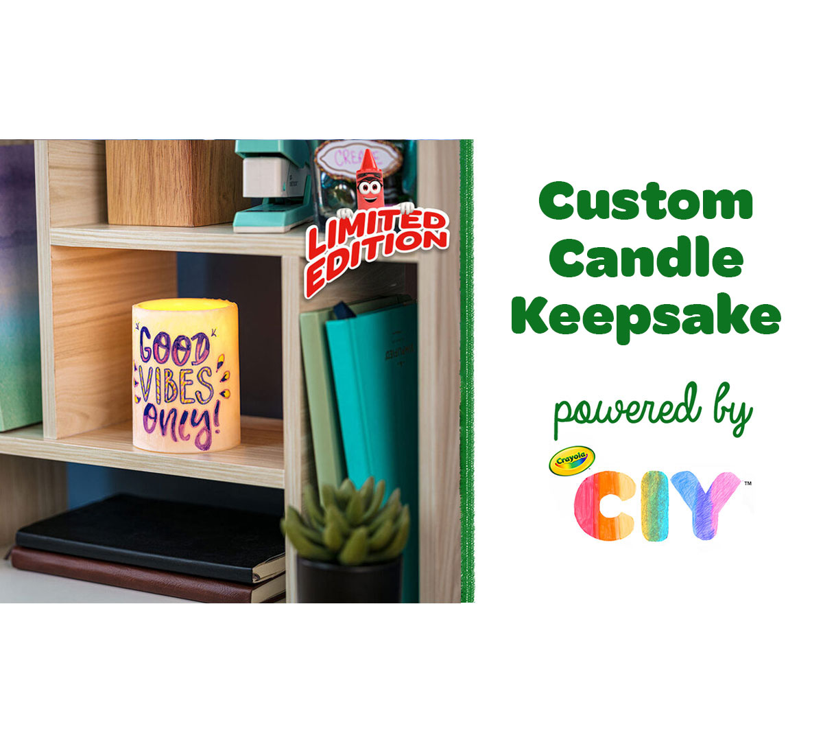 Custom Candle Keepsake Craft Kit Components in Box