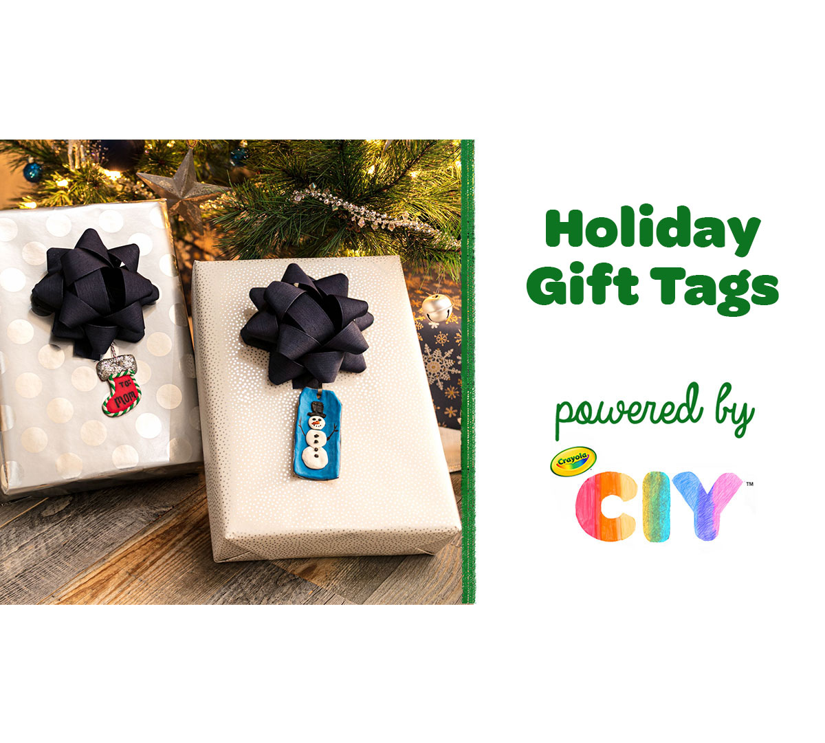 3D Winter Holiday Gift Tags Craft Kit Bundle