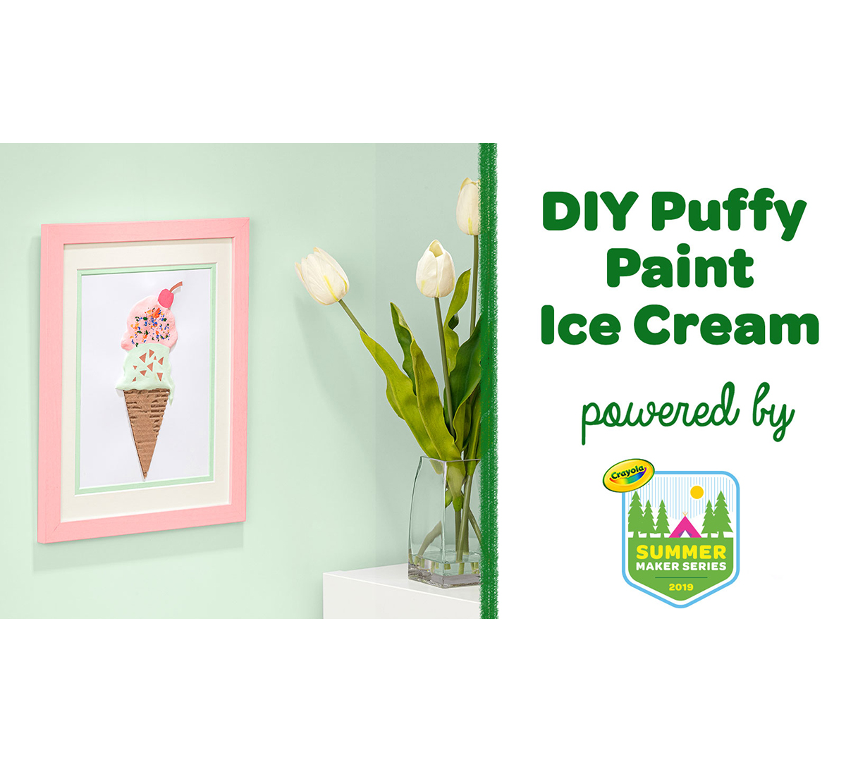 DIY Puffy Paint Ice Cream Craft Kit