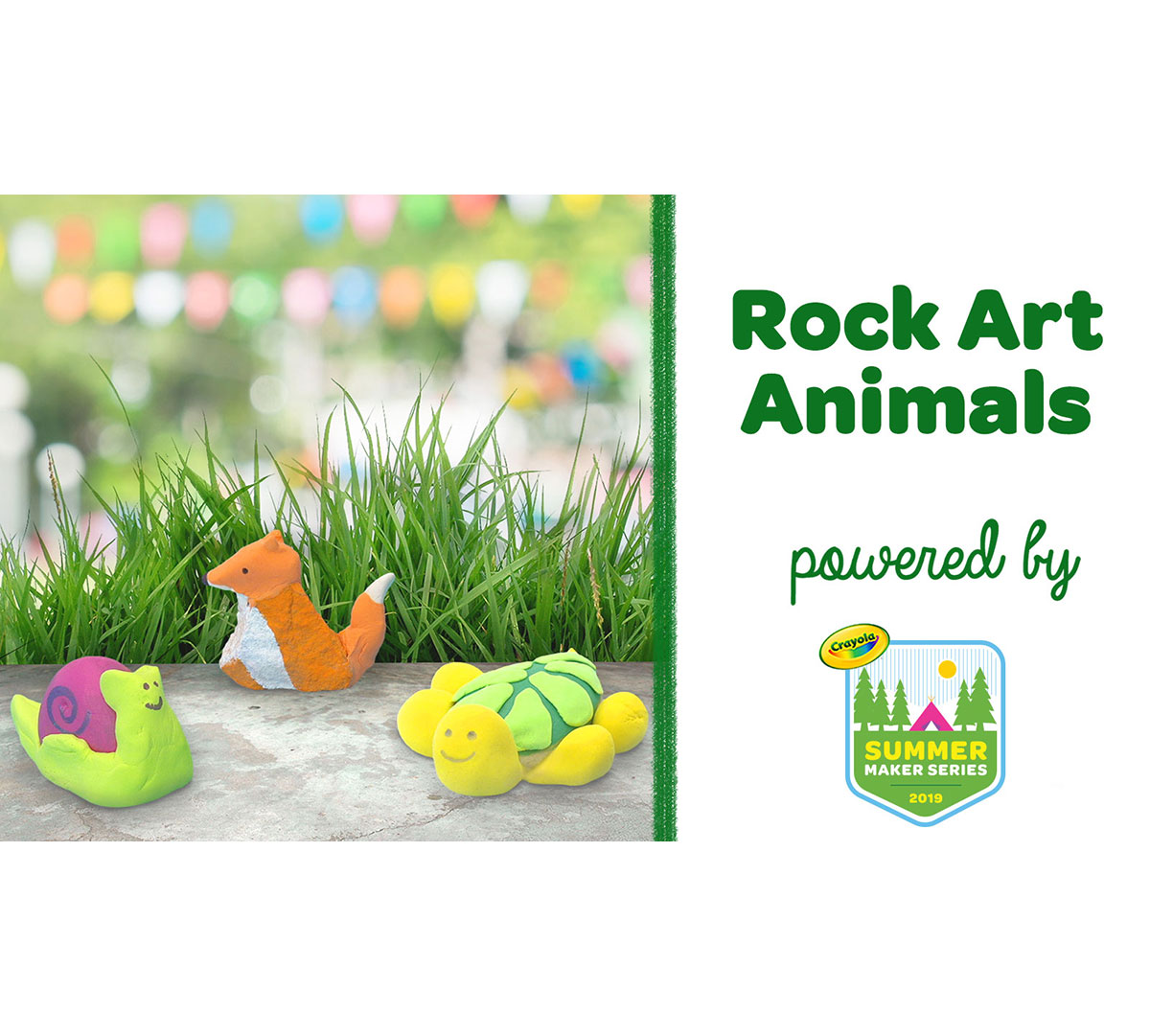 Rock Art Animals Craft Kit