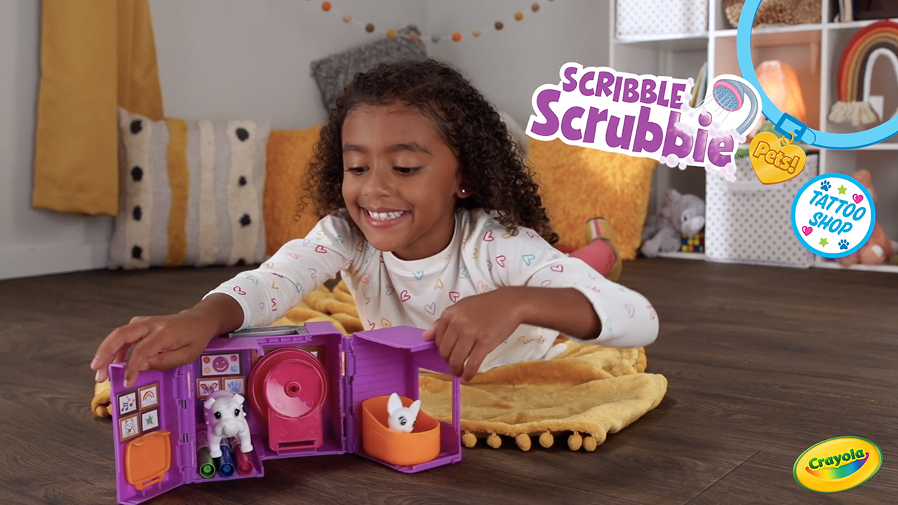 Scribble Scrubbie Tattoo Shop Toy Pet Playset, Crayola.com