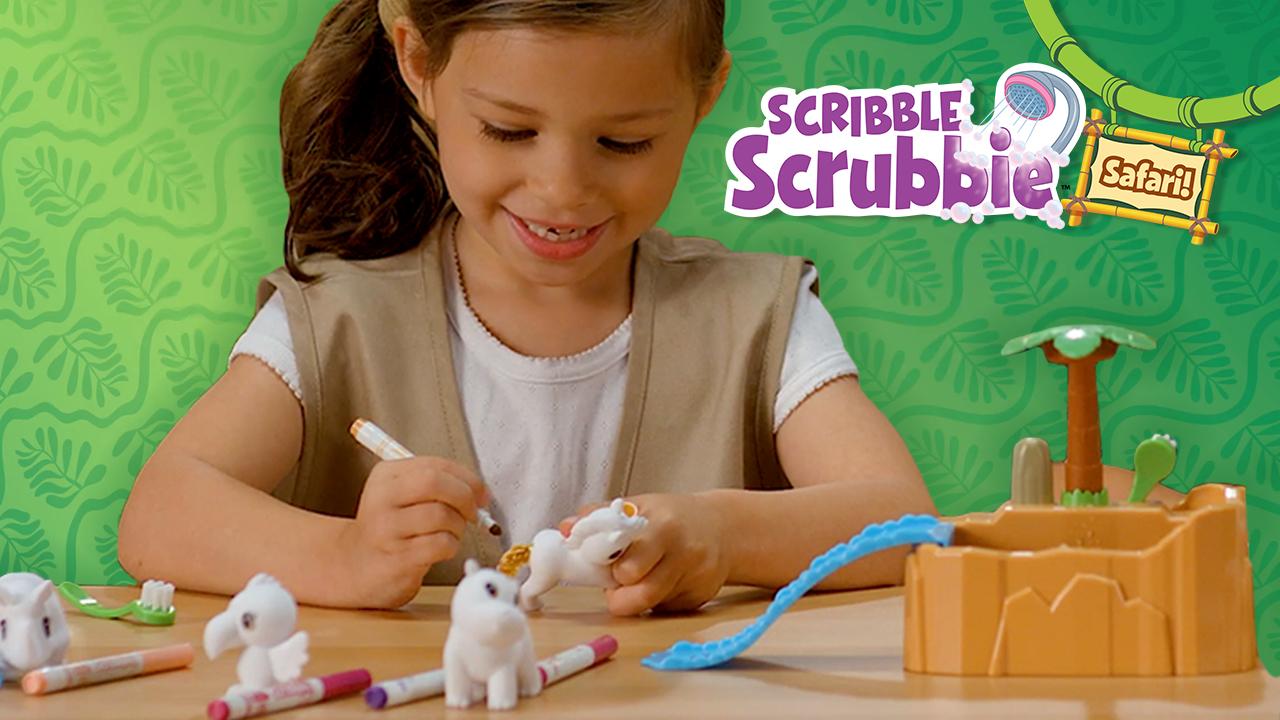 Scribble Scrubbie Safari Animals Tub Set, Kids Toy, Crayola.com