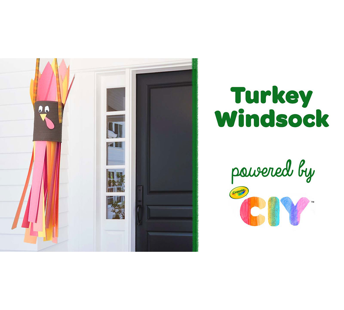 Turkey Windsock Craft Kit
